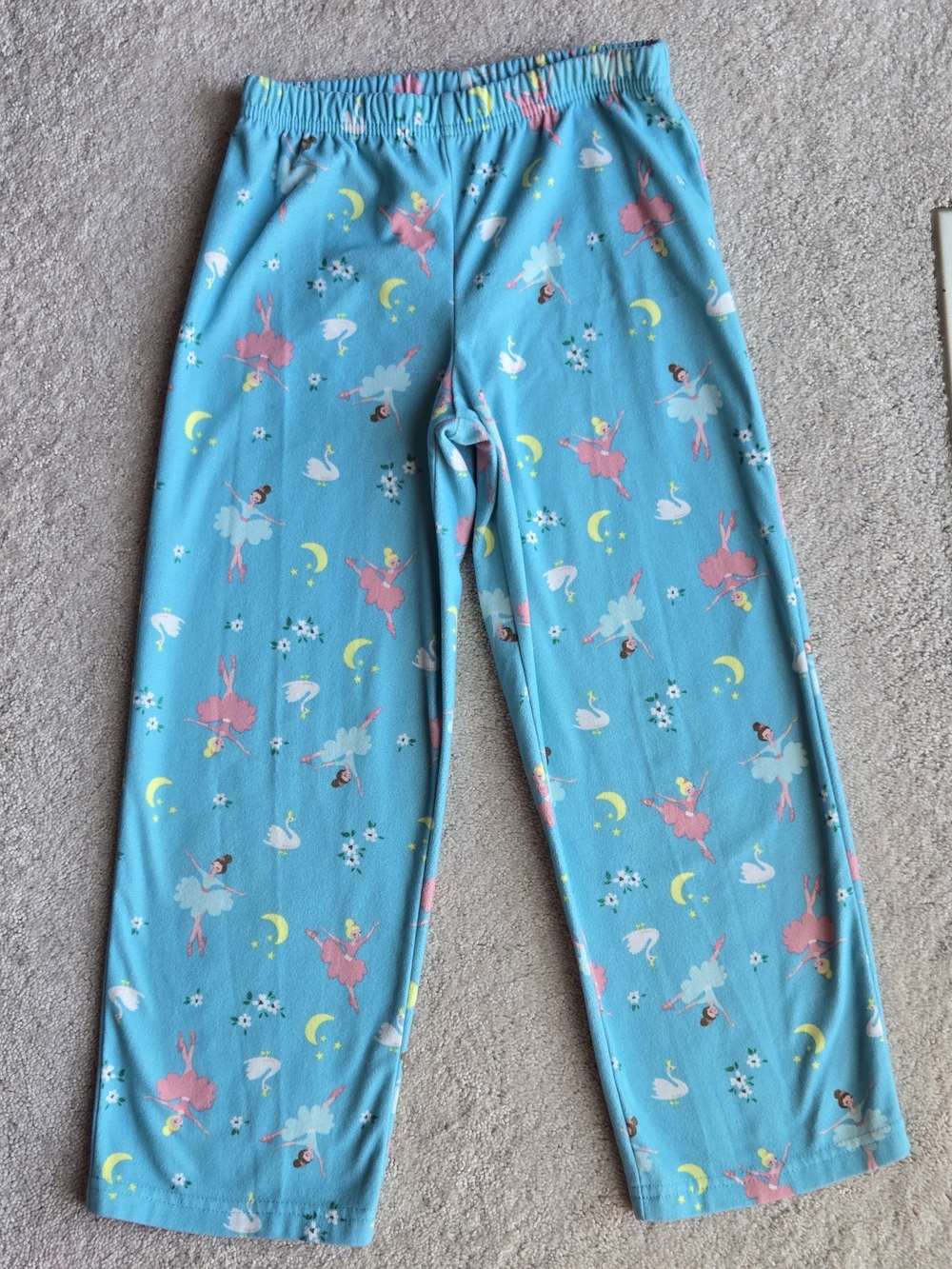 Carter's Turquoise Ballerina Print Pajama Pants